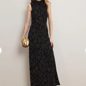Veronica Beard Sylven Floral Beaded Maxi Dress